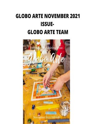 cover image of globo arte november 2021 Issue